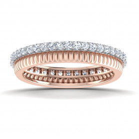 Diamond  Gold Band 