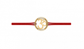 10K Gold Power Charm Bracelet For Men