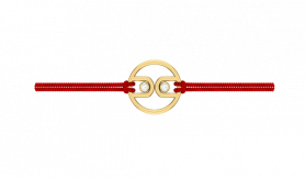 10K Gold Power Charm Bracelet For Men