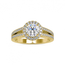 Split Shank Diamond  Band 