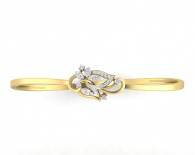 Casual Diamond Oval Bangle