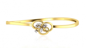 Casual Diamond Oval Bangle