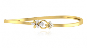 Casual Diamond Oval Bangle