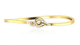 Casual Diamond Oval Bangle
