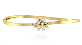 Casual Diamond Oval Bangle