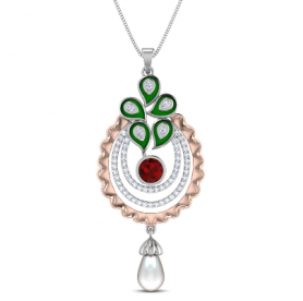 Classic Diamond & Gemstone Jewellery Set
