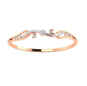 Diamond Traditional Oval Bangle 