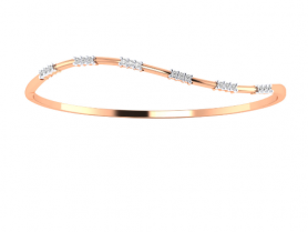Diamond Single line Bangle 
