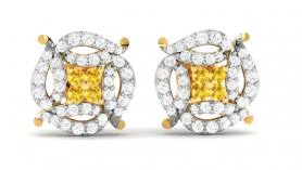 Classic Diamond Gemstone Studs 