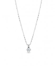 Diamond Solitaire Pendant Earring Set  