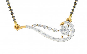 Diamond Two tone Mangalsutra Twinkle