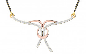 Diamond Mangalsutra - Auspicious Thread Unity Knot
